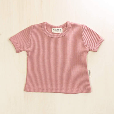 KIANAO Baby & Toddler Tops Old Rose / 1-3 M Shirt Organic Cotton